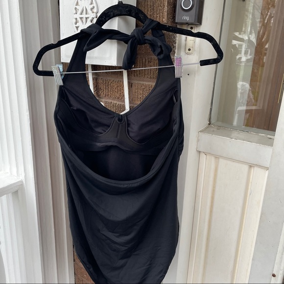 Athleta Black One Piece Swimsuit - Picture 2 of 9